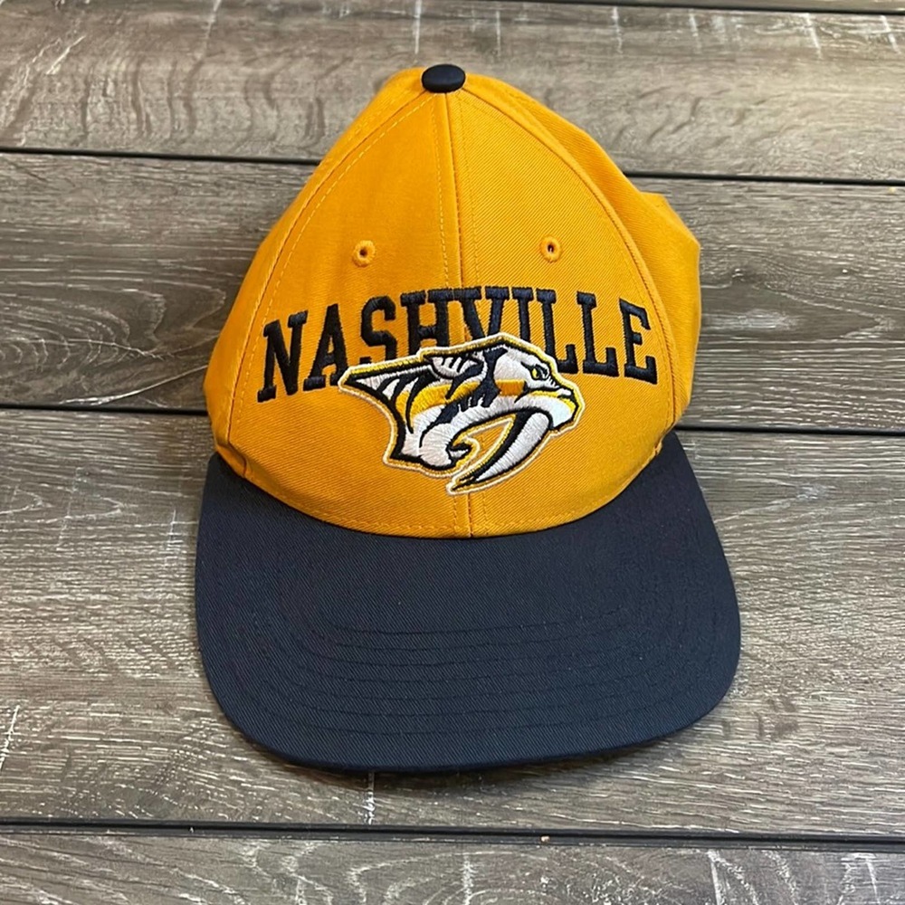 Nashville Predators Yellow and Blue Cap Youth Size